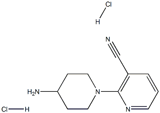 2-(4-aminopiperidin-1-yl)nicotinonitrile dihydrochloride