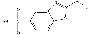 2-(chloromethyl)-1,3-benzoxazole-5-sulfonamide Struktur