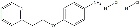 4-(2-pyridin-2-ylethoxy)aniline dihydrochloride 结构式