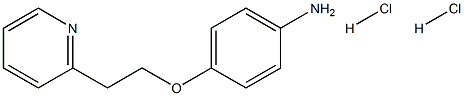 4-(2-pyridin-2-ylethoxy)aniline dihydrochloride 化学構造式