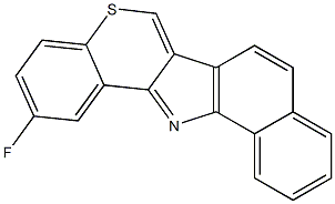 2-Fluorobenzo[g][1]benzothiopyrano[4,3-b]indole|