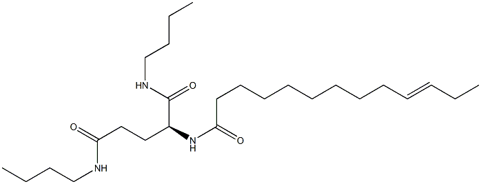 N2-(10-Tridecenoyl)-N1,N5-dibutylglutaminamide 结构式