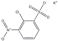 2-クロロ-3-ニトロベンゼンスルホン酸カリウム 化学構造式