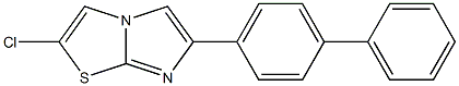 2-Chloro-6-[[1,1'-biphenyl]-4-yl]imidazo[2,1-b]thiazole Structure