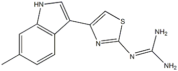 2-[[Amino(amino)methylene]amino]-4-(6-methyl-1H-indol-3-yl)thiazole