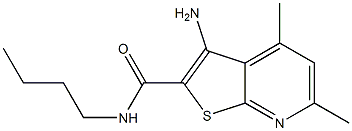 3-Amino-N-butyl-4,6-dimethylthieno[2,3-b]pyridine-2-carboxamide|