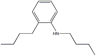 N,2-Dibutylaniline Structure