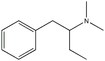 2-(Phenyl)-1-ethyl-N,N-dimethylethanamine Structure