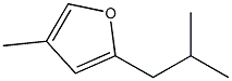 2-Isobutyl-4-methylfuran Struktur