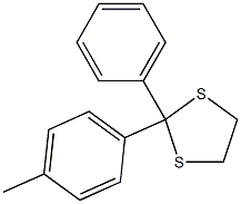 2-Phenyl-2-(4-methylphenyl)-1,3-dithiolane Structure