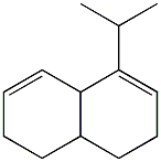 1,2,4a,7,8,8a-Hexahydro-5-isopropylnaphthalene Struktur