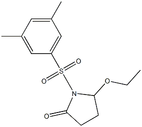5-Ethoxy-1-[[3,5-dimethylphenyl]sulfonyl]pyrrolidin-2-one Structure