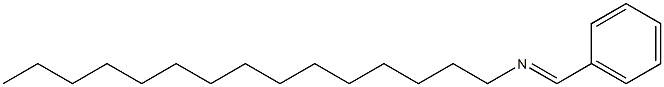 N-Benzylidene-N-pentadecylamine Structure