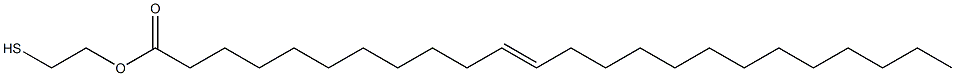 11-Tetracosenoic acid 2-mercaptoethyl ester Structure