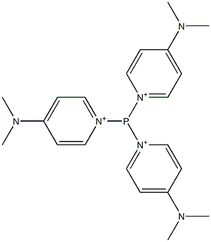1,1',1''-Phosphinidynetris[4-(dimethylamino)pyridinium] 结构式