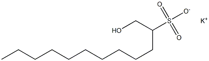 1-Hydroxydodecane-2-sulfonic acid potassium salt