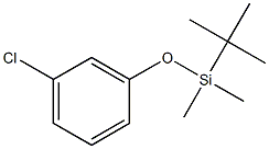 1-Chloro-3-(tert-butyldimethylsiloxy)benzene Struktur