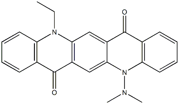 5-(Dimethylamino)-12-ethyl-5,12-dihydroquino[2,3-b]acridine-7,14-dione