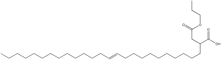 2-(11-Pentacosenyl)succinic acid 1-hydrogen 4-propyl ester Structure
