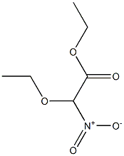 Ethoxy(nitro)acetic acid ethyl ester Structure