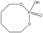 2-ヒドロキシ-1,3,2-ジオキサホスホカン2-オキシド 化学構造式
