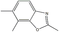 2,6,7-トリメチルベンゾオキサゾール 化学構造式