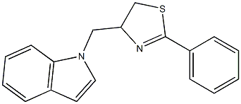 1-[(4,5-Dihydro-2-phenylthiazol)-4-ylmethyl]-1H-indole