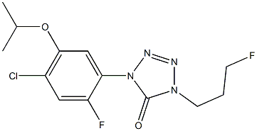 1-(2-Fluoro-4-chloro-5-isopropoxyphenyl)-4-(3-fluoropropyl)-1H-tetrazol-5(4H)-one