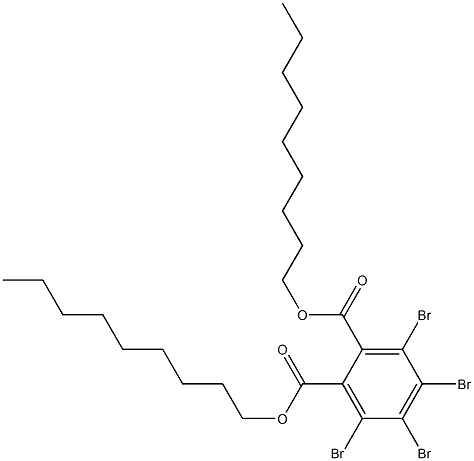 テトラブロモフタル酸ジノニル 化学構造式