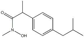 2-(4-Isobutylphenyl)propanehydroxamic acid methyl ester