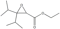 3,3-Diisopropyloxirane-2-carboxylic acid ethyl ester 结构式