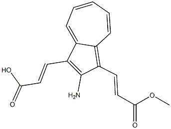 3,3'-[2-Aminoazulene-1,3-diyl]bis[(2E)-propenoic acid methyl] ester