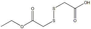 2,2'-Dithiobis(acetic acid ethyl) ester Struktur