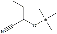 2-(Trimethylsilyloxy)butanenitrile Structure