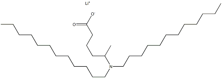 5-(Didodecylamino)hexanoic acid lithium salt,,结构式