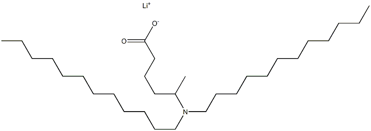 5-(Didodecylamino)hexanoic acid lithium salt Structure