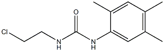 1-(2-Chloroethyl)-3-(2,4,5-trimethylphenyl)urea,,结构式