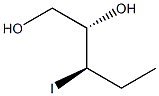 (2S,3R)-3-Iodopentane-1,2-diol Structure