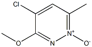 4-Chloro-3-methoxy-6-methylpyridazine 1-oxide