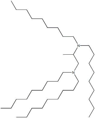 N,N,N',N'-Tetranonyl-1,2-propanediamine Structure