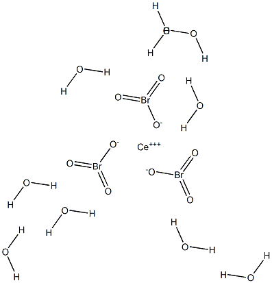 Cerium(III) bromate nonahydrate 结构式