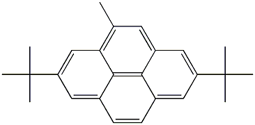 2,7-Di(1,1-dimethylethyl)-4-methylpyrene Structure