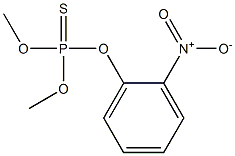 Thiophosphoric acid O,O-dimethyl O-[o-nitrophenyl] ester,,结构式