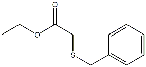 (Benzylthio)acetic acid ethyl ester Structure