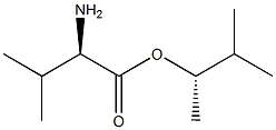 (S)-2-Amino-3-methylbutanoic acid (R)-1,2-dimethylpropyl ester Structure
