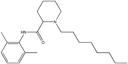 1-Octyl-N-(2,6-dimethylphenyl)piperidine-2-carboxamide