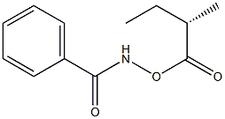 (+)-N-Benzoyl-O-[(S)-2-methylbutyryl]hydroxylamine Structure