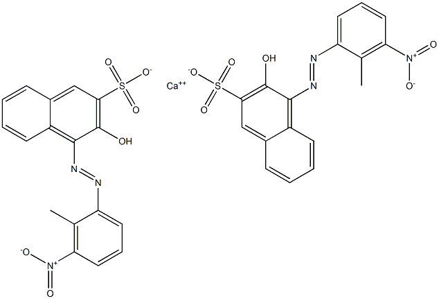 Bis[1-[(2-methyl-3-nitrophenyl)azo]-2-hydroxy-3-naphthalenesulfonic acid]calcium salt