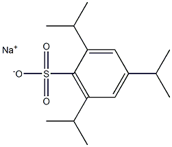 2,4,6-Triisopropylbenzenesulfonic acid sodium salt,,结构式