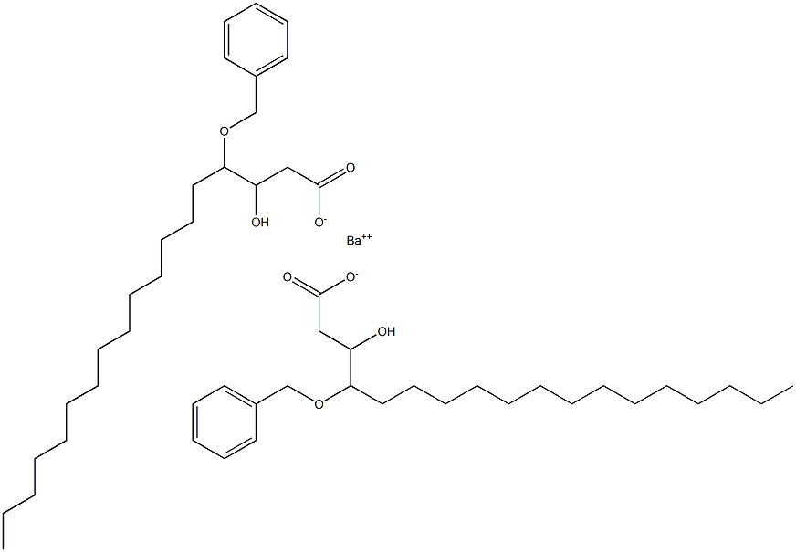 Bis(4-benzyloxy-3-hydroxystearic acid)barium salt|